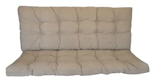 Polstr na zahradní houpačku 160 cm, tmavě béžový melír