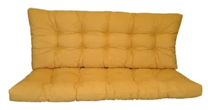Polstr na zahradní houpačku 180 cm – žlutý melír