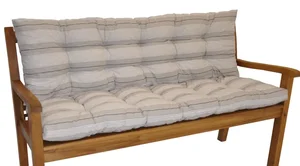 Polstr na zahradní lavičku 120 cm – antik pruh