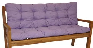 Polstr na zahradní lavičku 120 cm – fialový melír