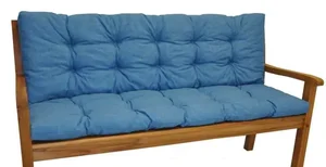 Polstr na zahradní lavičku 120 cm – tyrkysový melír
