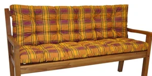 Polstr na zahradní lavičku 150 cm – kostka