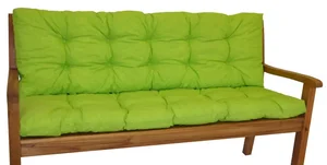 Polstr na zahradní lavičku 150 cm, světle zelený melír