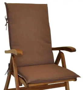 Polstr UNI pro vysoké zahradní křeslo - hnědý melír