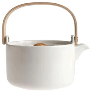 Porcelánová čajová konvice Oiva 0,7 l, bílá