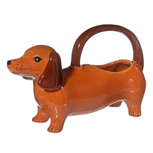 Porcelánová konvička na zalévání Sausage Dog od Sass & Belle
