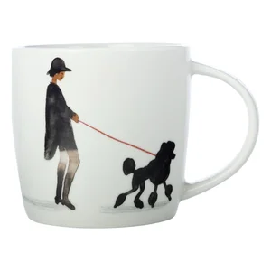 Porcelánový hrnek 400 ml Fashion Poodle