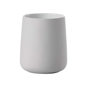 Porcelánový kelímek na kartáčky Nova Zone šedý