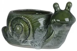 Porcelánový květináč Šnek 24x14x14 cm