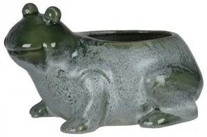 Porcelánový květináč Žába