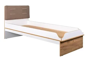 Postel 90 WOODY – bílá/dub kraft zlatý