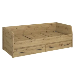 Postel 90x200 dub artisan s úložným prostorem