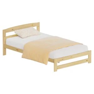 Postel AZRA s roštem 120x200 cm, přírodní borovice