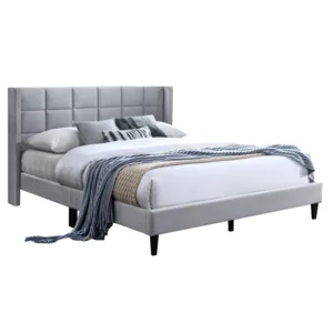 Postel BELATO 160x200 Velvet šedá