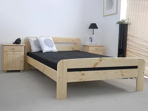 Postel CAYSON 120x200 cm z masivu borovice