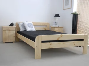 Postel CAYSON 140×200 cm se roštem