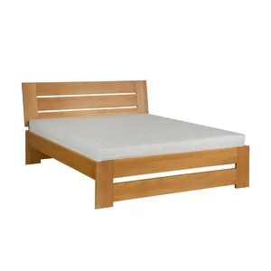 Postel CORDULA 120x200 cm – masiv buk, moření cherry