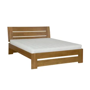 Postel CORDULA 140x200 – masiv buk, rustikální moření