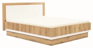 Postel FILIPPOPOLI 160x200 cm – dub evoke / bílá alpský lesk