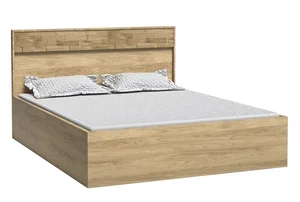Postel IPPOLITO 160×200 cm, dub hickory