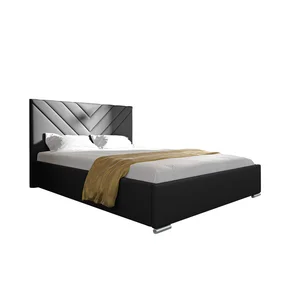 Postel ISAIAH 22 STANDARD 140x200 cm – stříbrné nohy