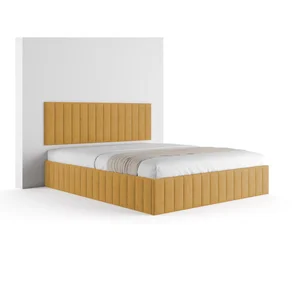 Postel LUCY 16 120x200 cm – čalouněná s vysokým čelem