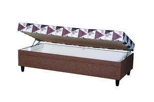 Postel NEO 80x200 cm s úložným prostorem a matrací, látka VERNA34