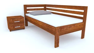 Postel Pavel do L 100x200 cm, dub