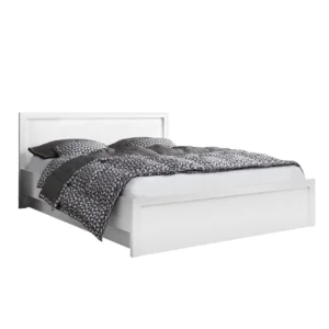 Postel s úložným prostorem 140x200 cm – bílá, JESI NEW