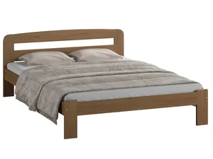Postel STETSON 160x200 cm – masiv borovice s dubovým mořením
