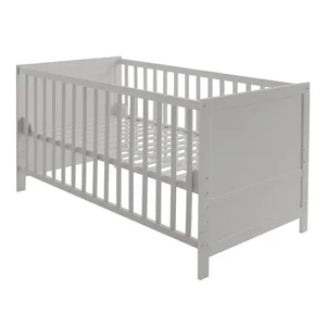 Postýlka Roba 70x140 cm, světle šedá