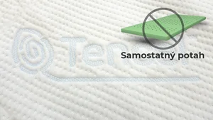 Potah na přistýlkovou matraci 90×195 cm TENCEL 285 g/m² nepodšitý