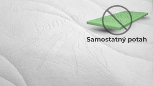 Potah na přistýlkovou matraci BAMBOO 120×210 cm