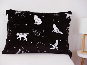 Povlak na polštář mikroplyš 70x90 cm Wild