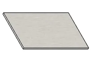 Pracovní deska do kuchyně 90 cm – aluminium mat