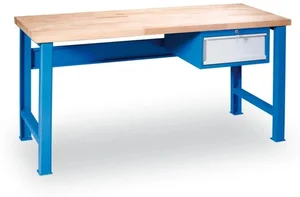 Pracovní stůl s úložnými boxy a zásuvkou