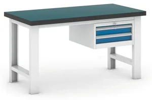 Pracovní stůl s úložnými boxy do dílny 1500 mm
