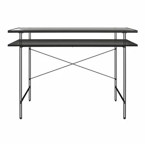 Pracovní stůl Wainwright s elegantní skleněnou deskou 49x108 cm