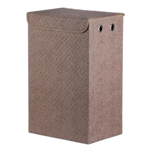 Prádelní koš DT3009 BRN s víkem