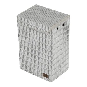 Prádelní koš s víkem DT3025 šedý
