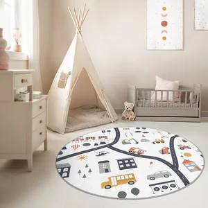 Pratelný dětský hrací koberec World Around Me 100 cm – Mila Home