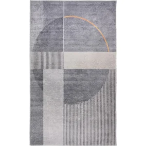 Pratelný šedý koberec 80x150 cm