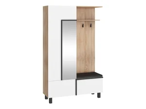 Předsíň DZENGAL 3D – dub sonoma/bílá