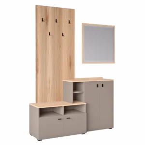 Předsíňová sestava EBRAO – toffee a dub Cremona Torro