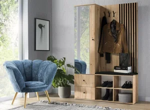 Předsíňová sestava Fragilis dub artisan/černá