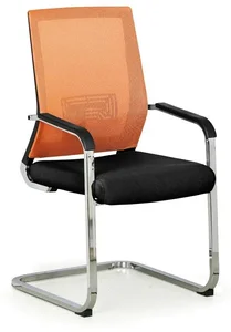 Prémiová Konferenční Židle ELITE NET, oranžovo-černá