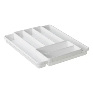 Příborník do zásuvky Domino Rotho, bílý, 39,7 × 34 cm