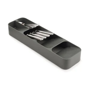 Příborník do zásuvky Duo 11 × 39,5 cm, šedý