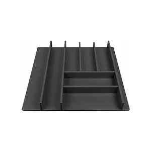 Příborník do zásuvky Wood Line Elletipi, černý 48×47 cm