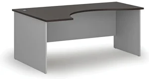 PRIMO Šedý Levý Kancelářský Psací Stůl 180x120 cm
